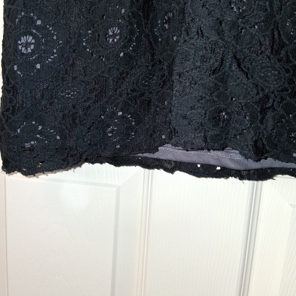 Evan Picone Black Lace Sheath Dress - Picture 6 of 7
